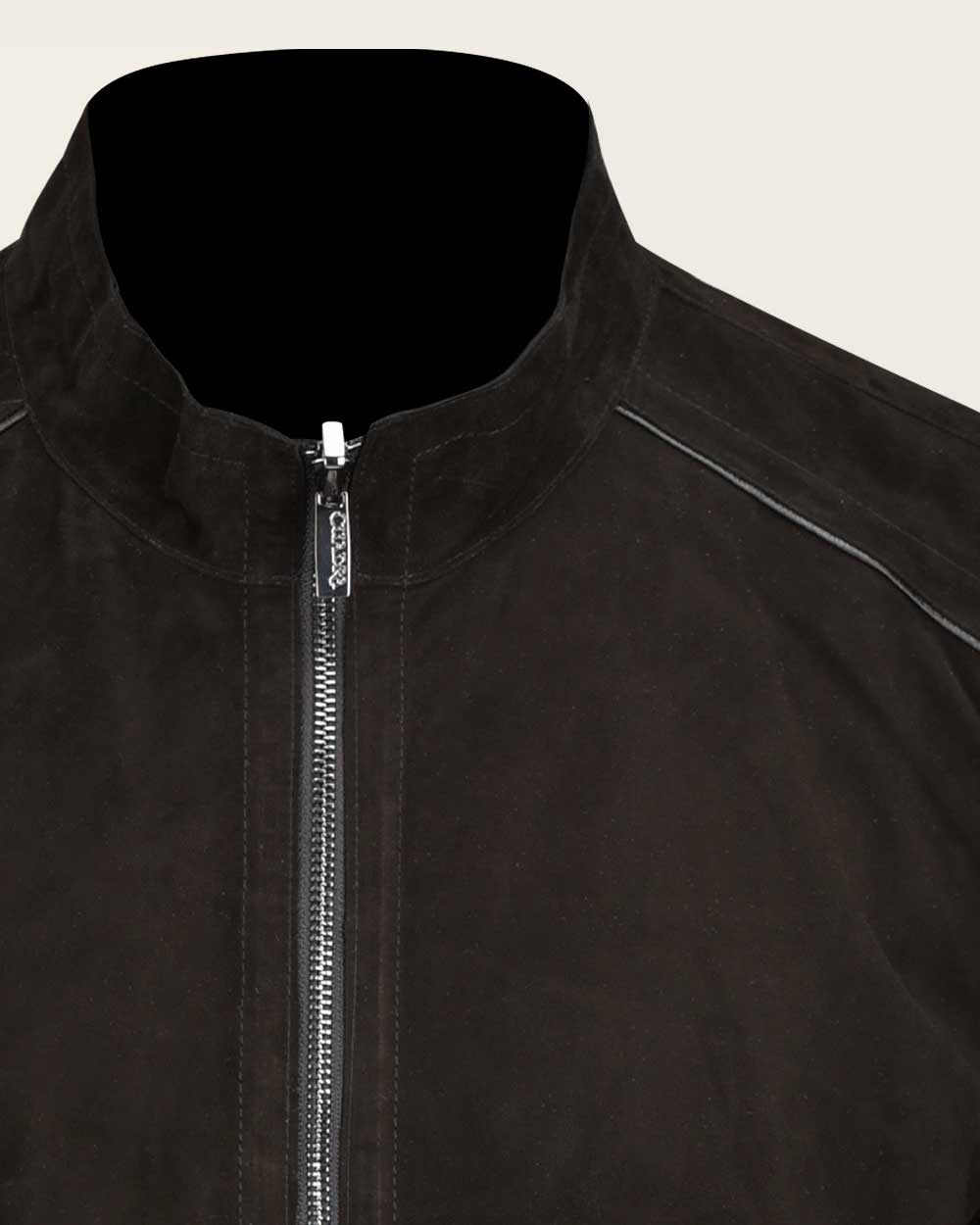 HJ408CB - Cuadra black western cowboy jacket for men