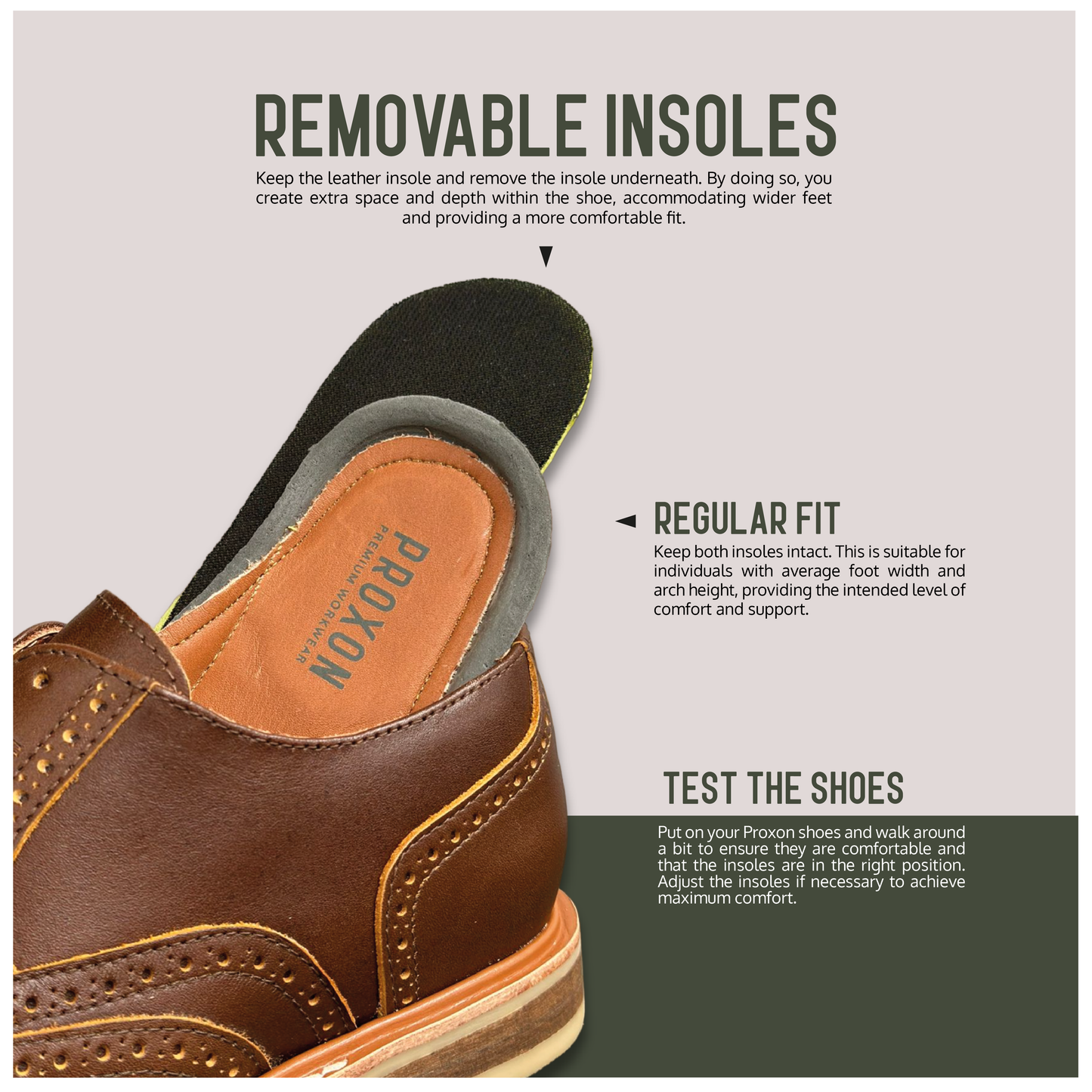 Proxon - Chocolate Comfortable Steel Toe Dress Derby Shoes for Men
