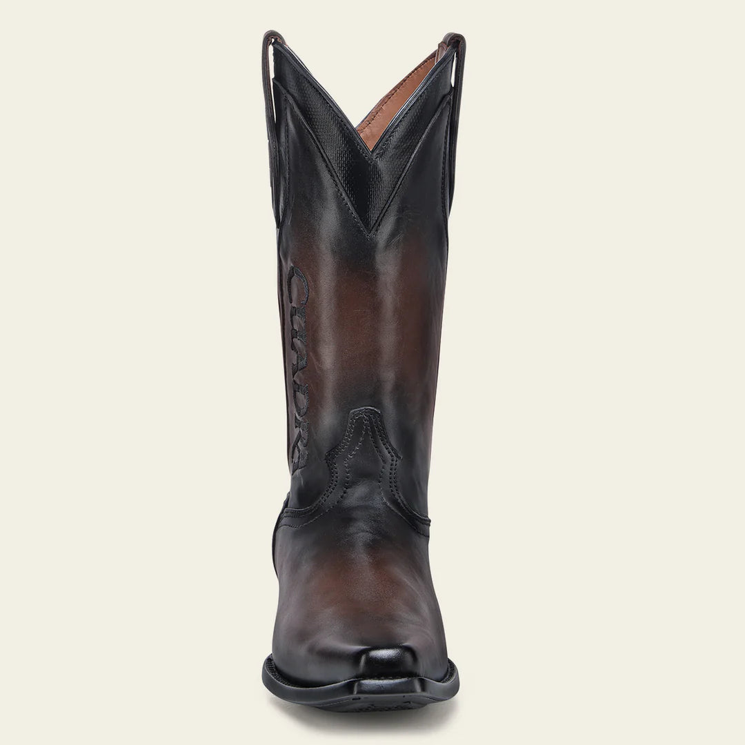 1B2TRS - Cuadra chocolate dress cowboy cowhide leather boots for men