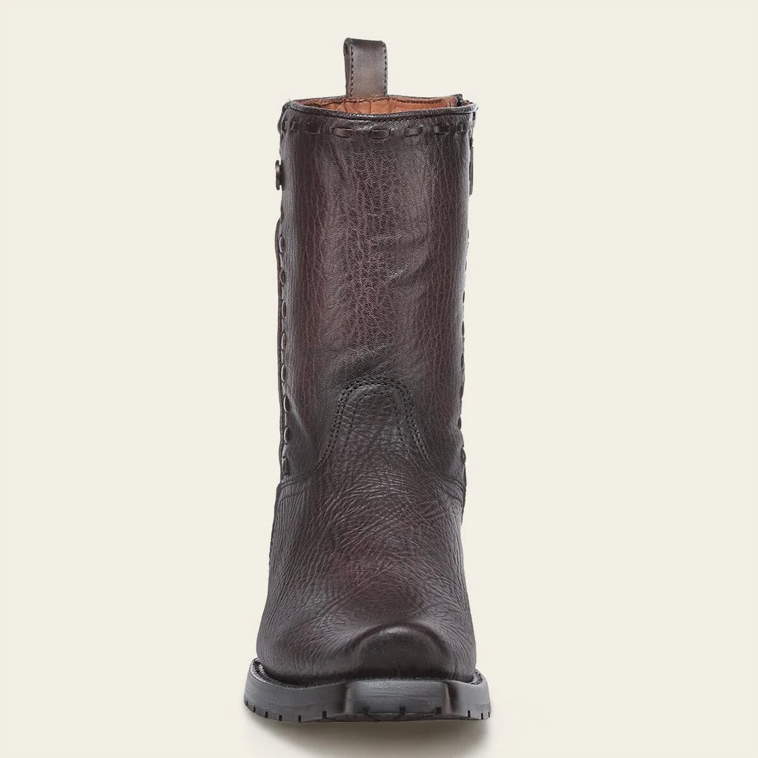 1J3NRS - Cuadra chocolate dress cowboy cowhide leather boots for men