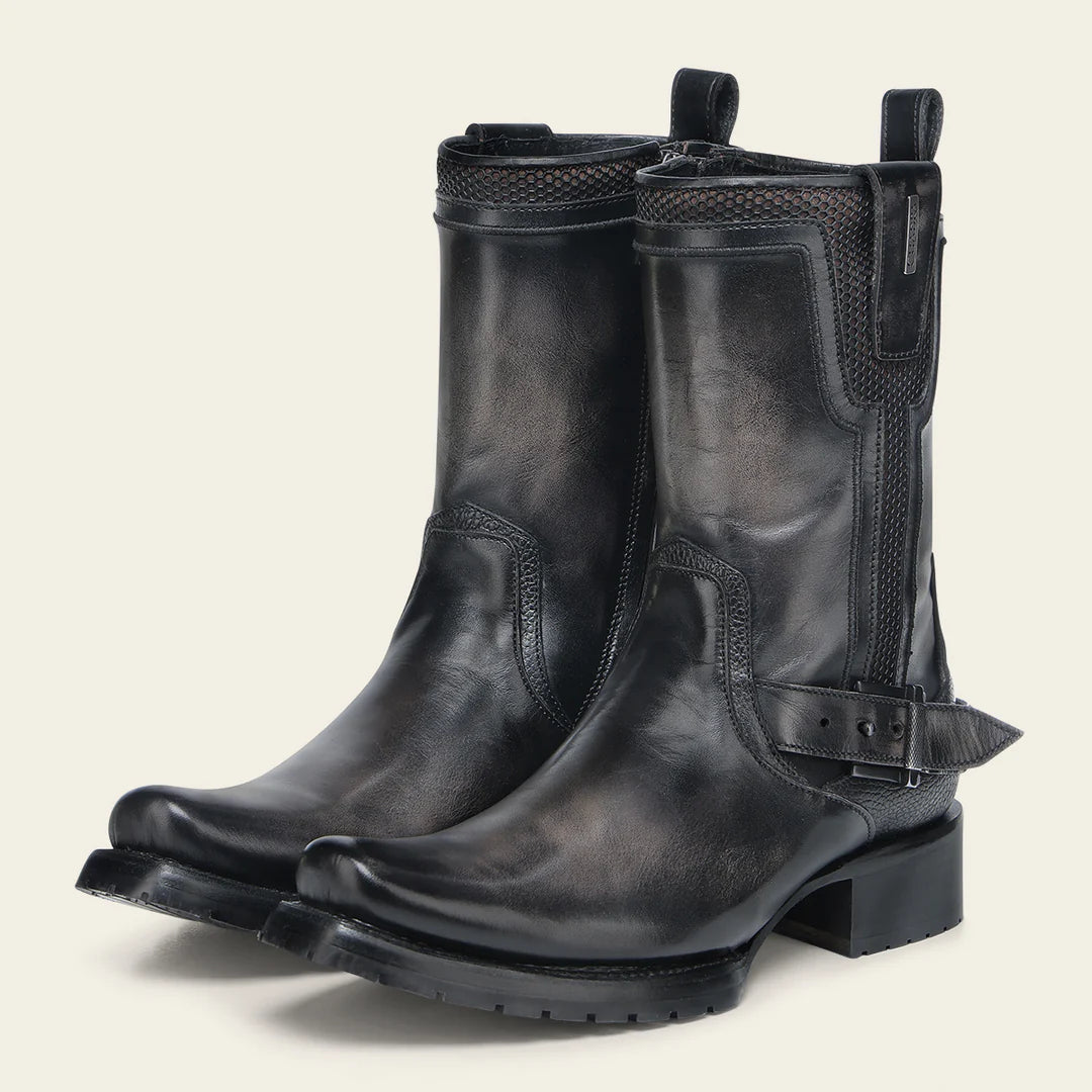 1J3RRS - Cuadra black dress cowboy cowhide leather boots for men