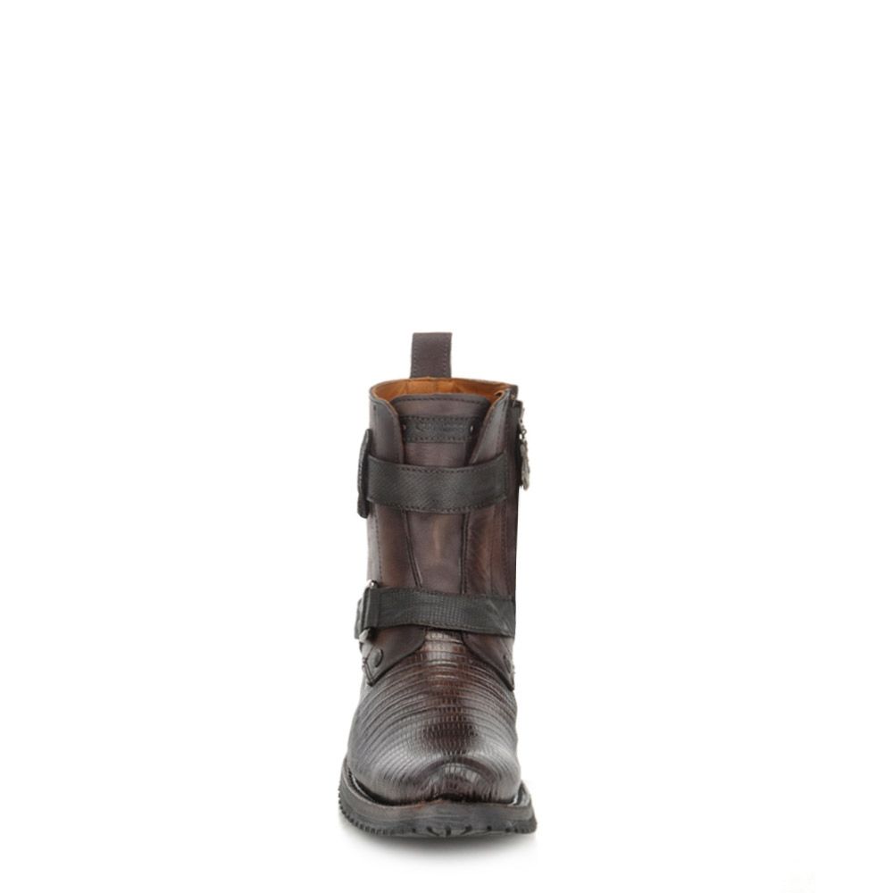 2T13LT - Cuadra oxford vintage fashion lizard leather ankle boots for men-Kuet.us