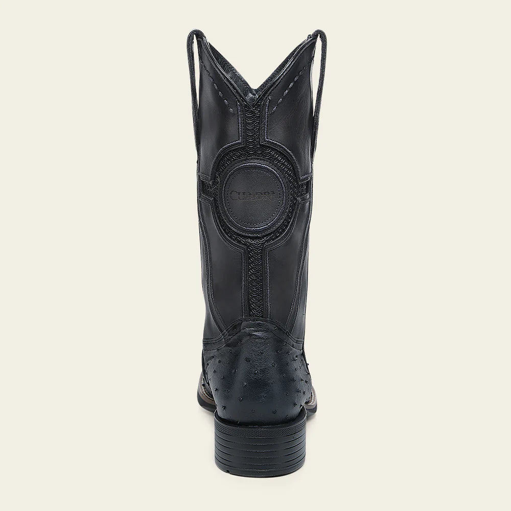 3Z2SA1 - Cuadra blue western cowboy rodeo ostrich boots for men