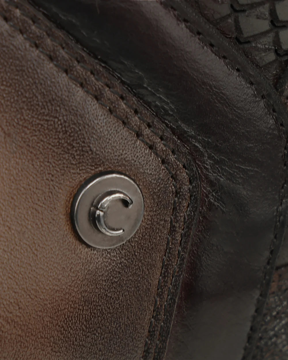 4D33RS - Cuadra gray dress casual leather zip ankle boots for men