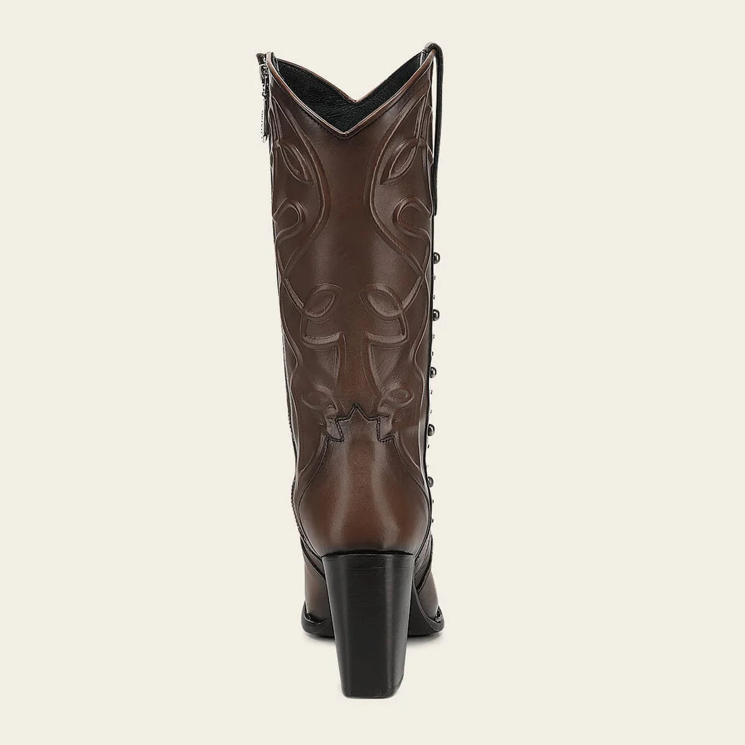4I19BE - Cuadra honey western cowgirl leather boots for women