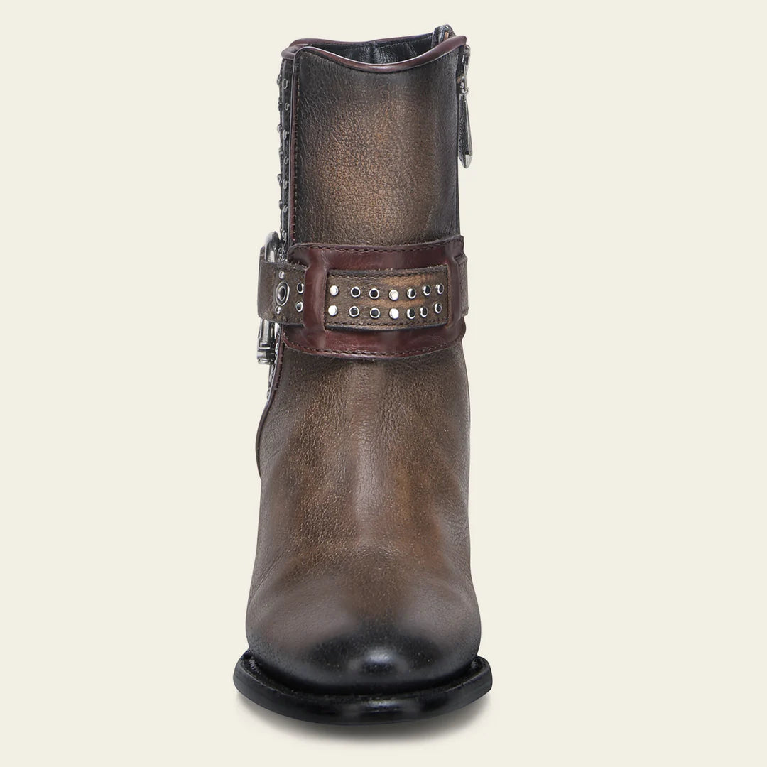 4V19RS - Cuadra honey western cowgirl leather boots for women