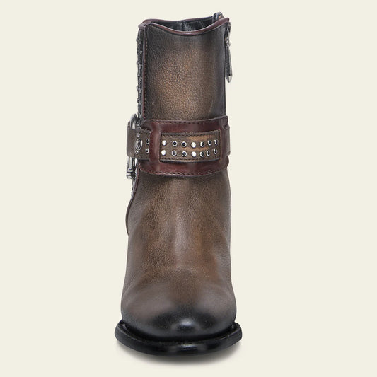 4V19RS - Cuadra honey western cowgirl leather boots for women
