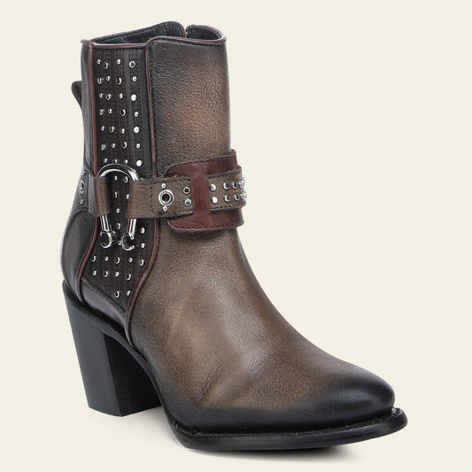 4V19RS - Cuadra honey western cowgirl leather boots for women