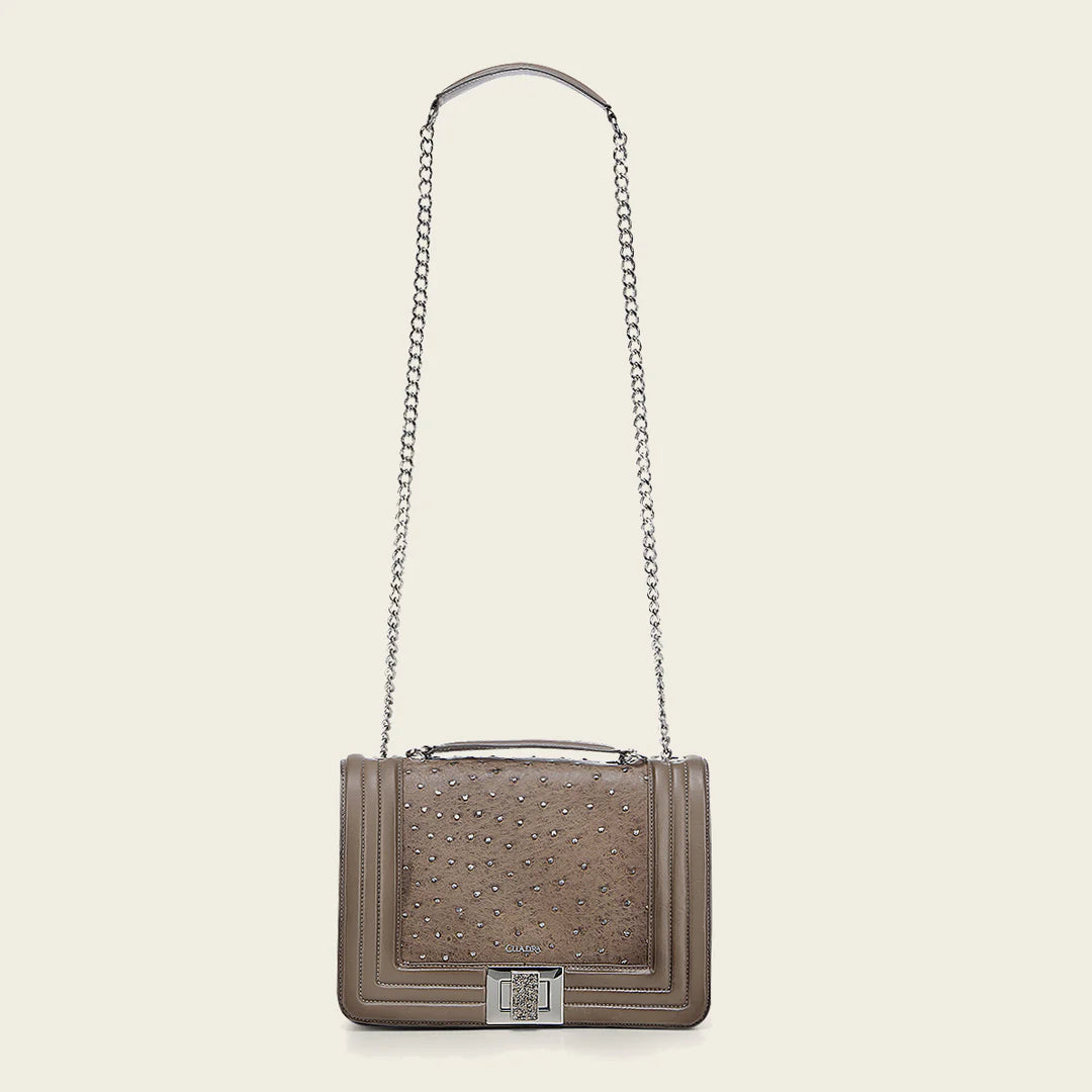 BOD3EA1 - Cuadra beige fashion ostrich leather tote bag for women