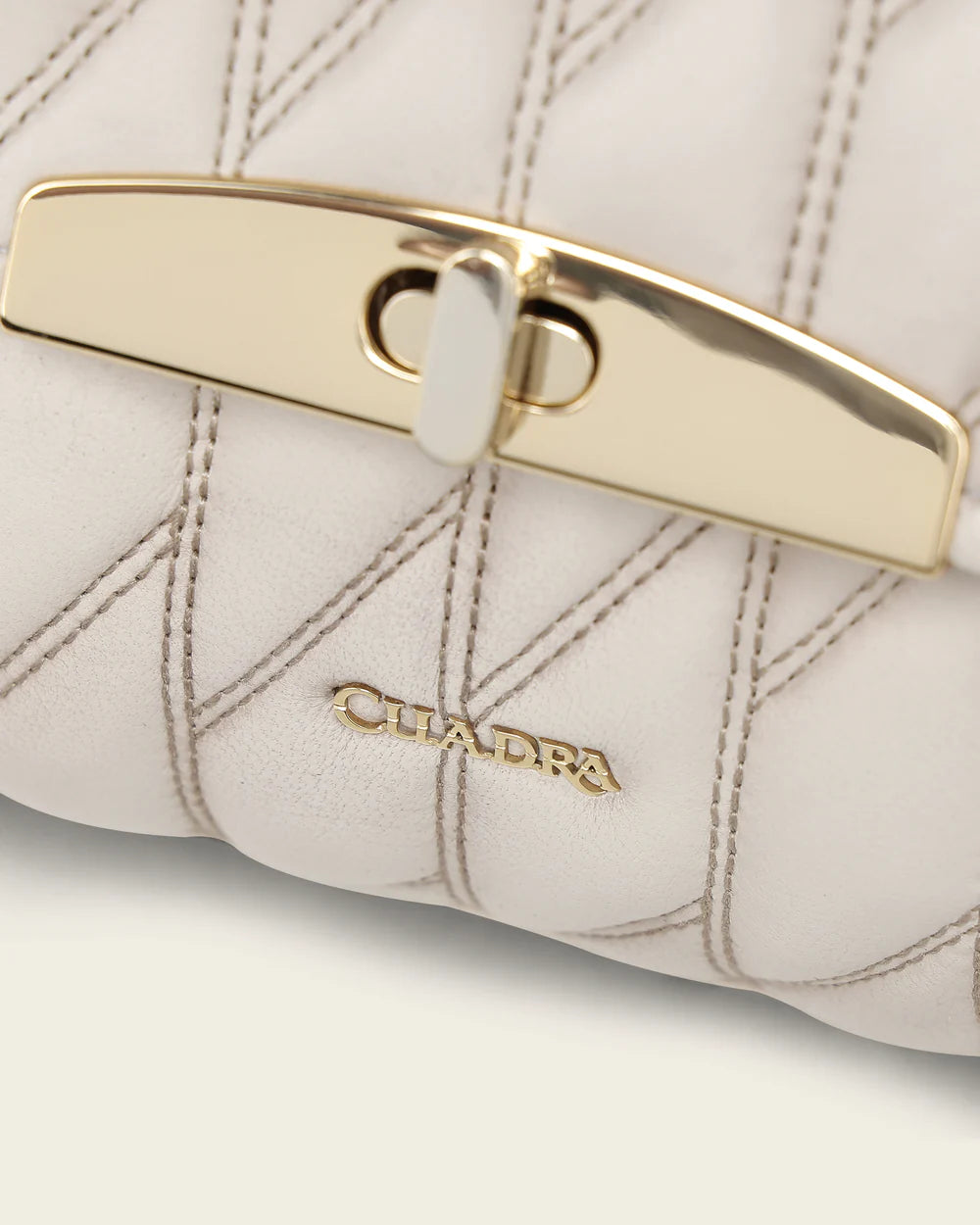 BOD4GCO - Cuadra white fashion leather tote bag for women