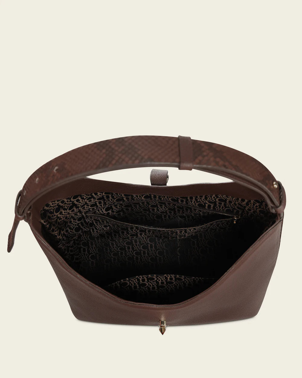 BOD4NPH - Cuadra brown fashion leather tote bag for women