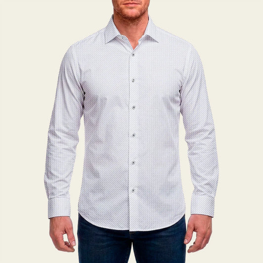 CM0W108 - Cuadra lilac fashion casual shirt for men