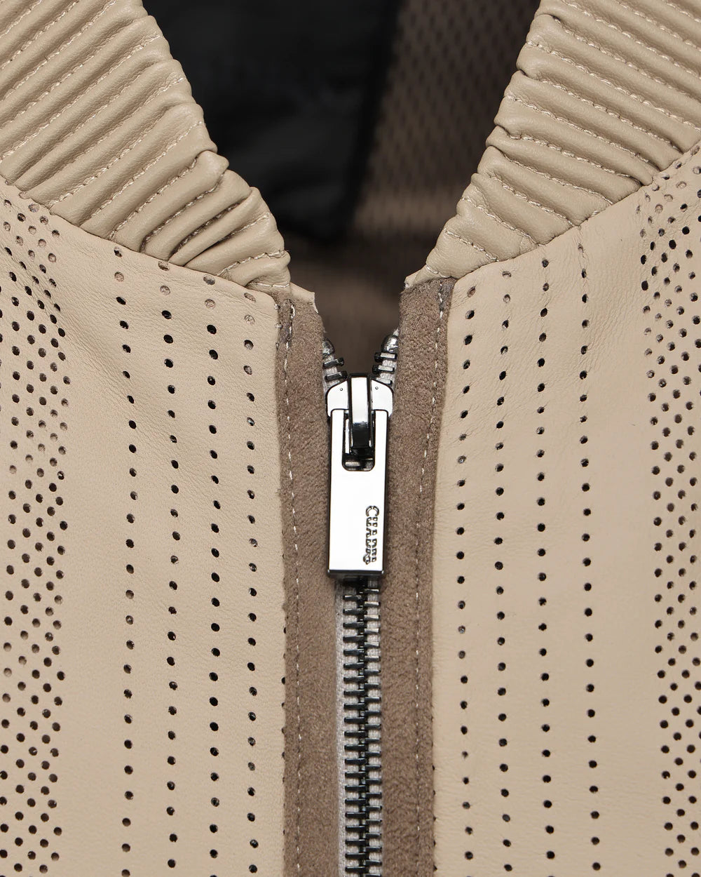 H406BOB - Cuadra beige casual fashion lambskin jacket for men