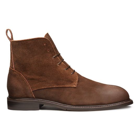 Proxon - Brown Suede Steel Toe Safety Boots for Men (ASTM F2413)