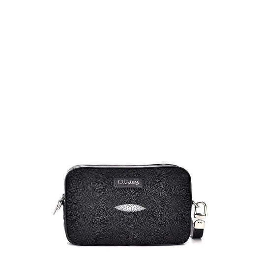 BO321MA - Cuadra black fashion stingray purse handbag for women / men-Kuet.us