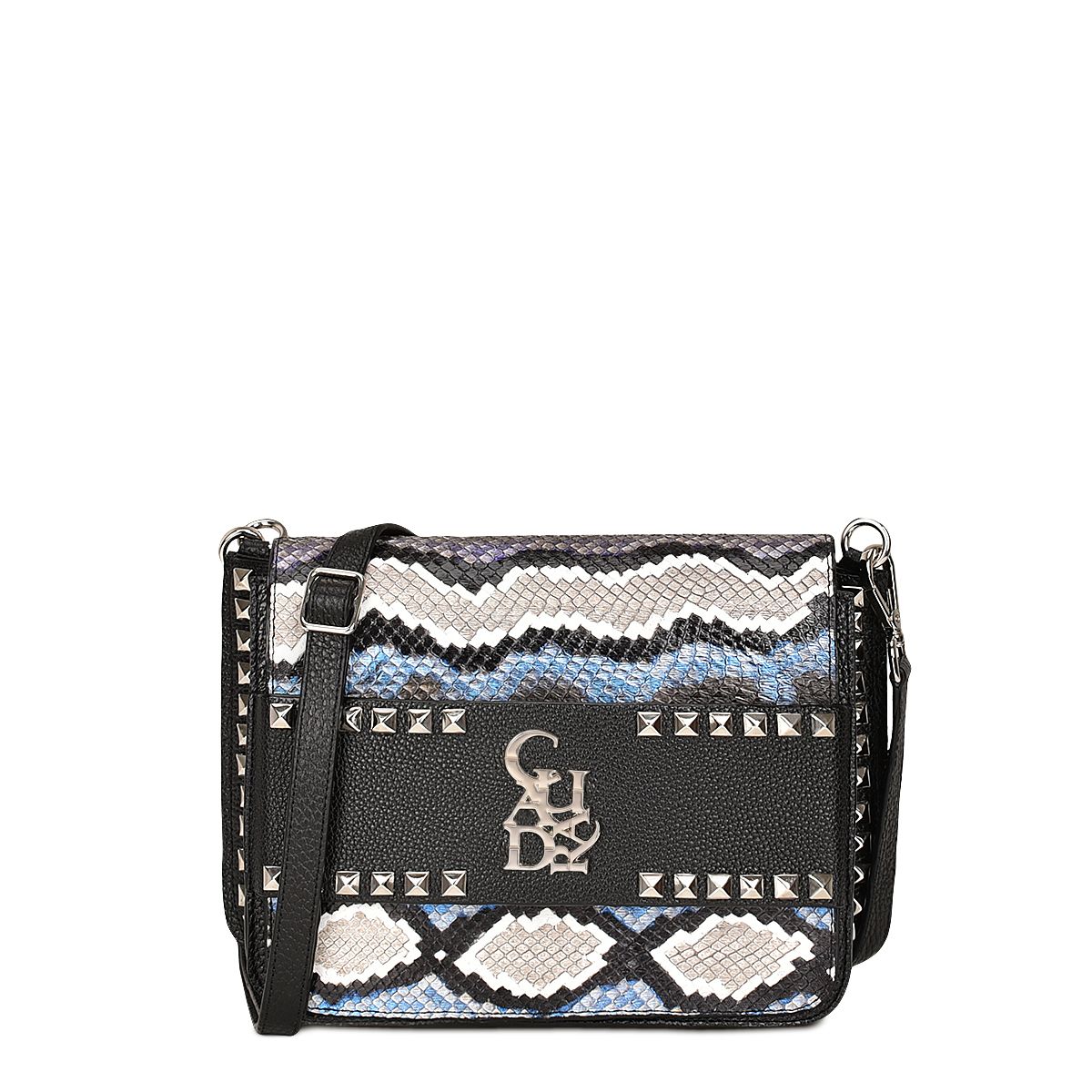 BOD61PI - Cuadra blue dress fashion python handbag for women-Kuet.us