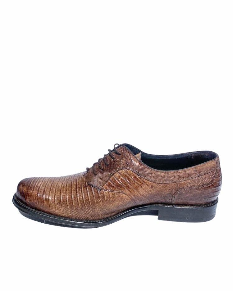 Y08LTLT - Cuadra Maple dress casual lizard oxford shoes for men-Kuet.us